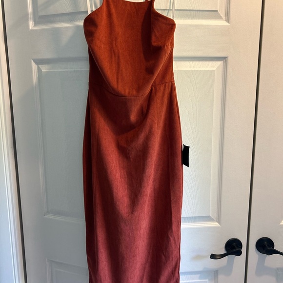 NWT Rust orange corduroy midi SMALL - Picture 3 of 4